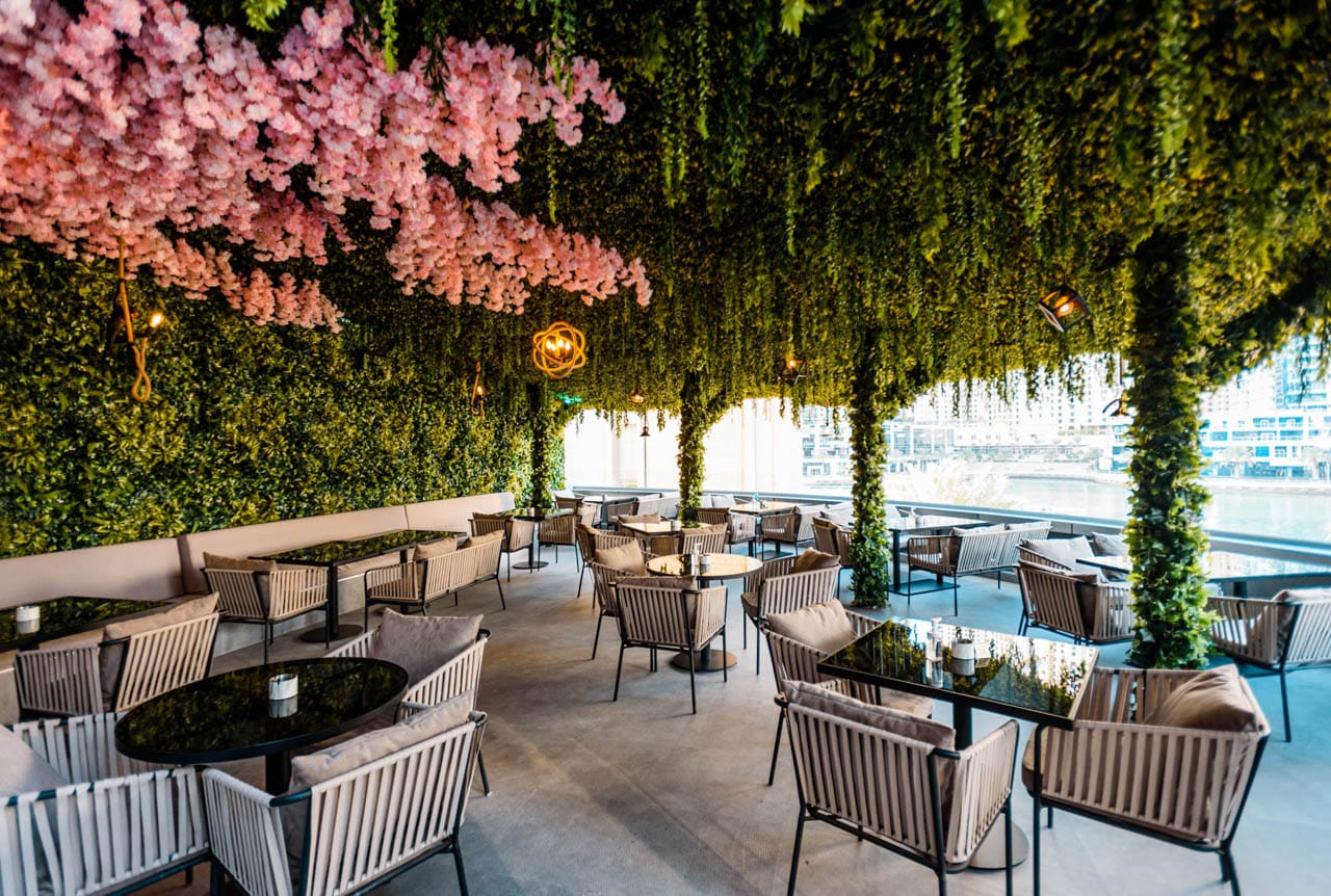 REFRESHING TIPPLES AWAIT AT THE GARDEN TERRACE BY NOVA RESTAURANT